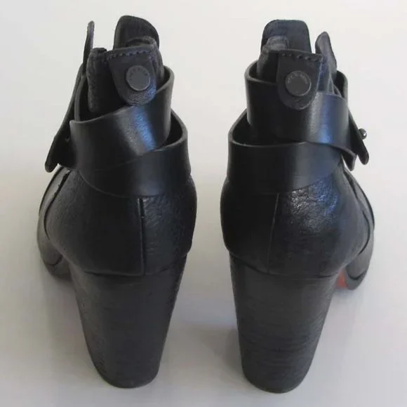 RAG & BONE Harrow strap block heel booties 37 / 7 US - Picture 7 of 8